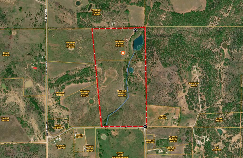 80 Ranch Bangs Tx 76823 Ranch Bangs, TX 76823 - Photo 40 of 40 an aerial view of houses and roads