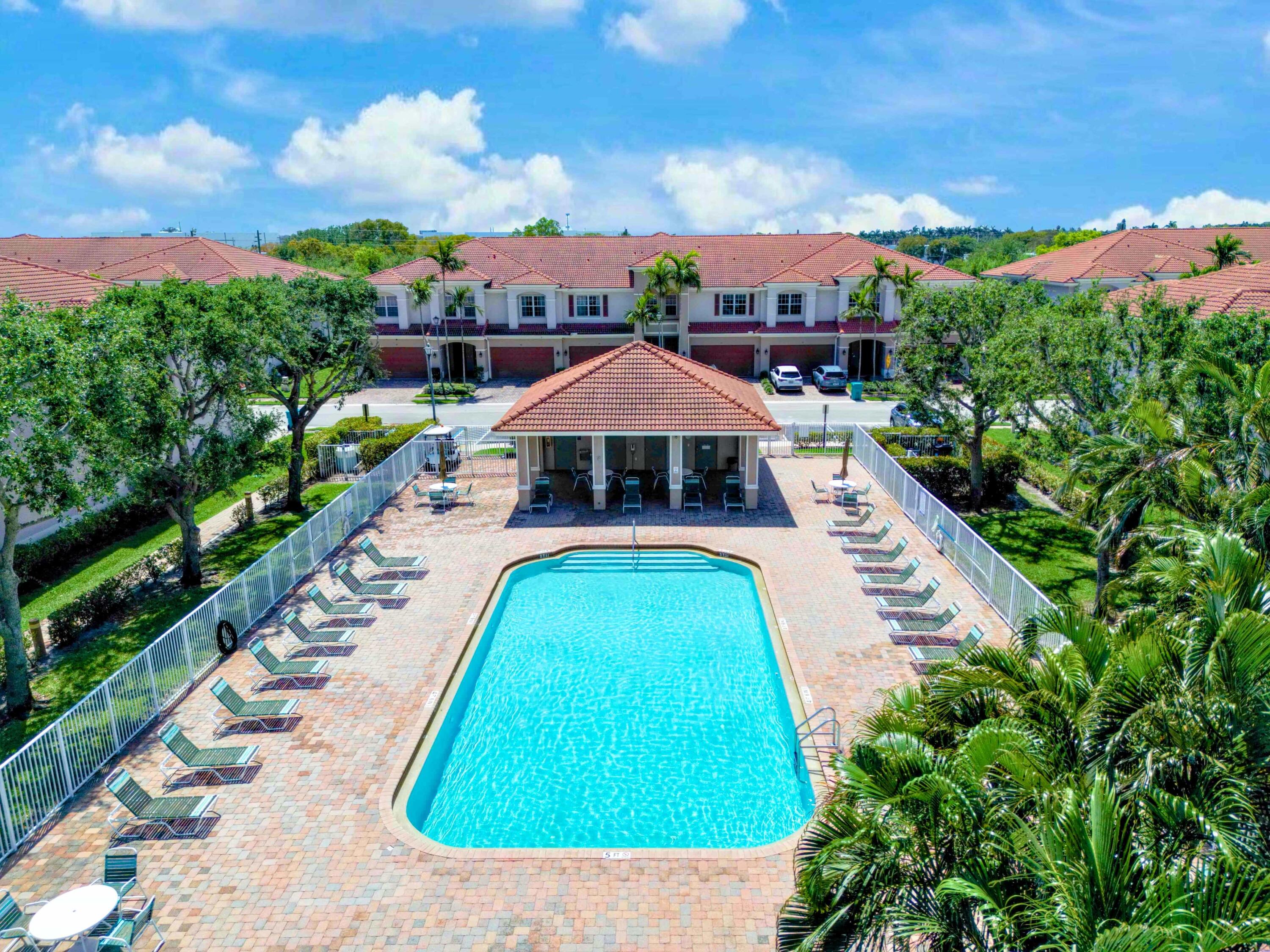 34 Lancaster Road Boynton Beach, FL 33426 - Photo 54 of 57 Community Pool Bird Eye View