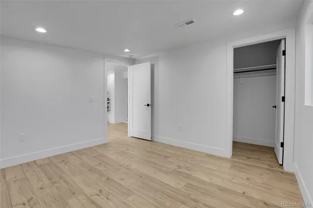 a view of an empty room