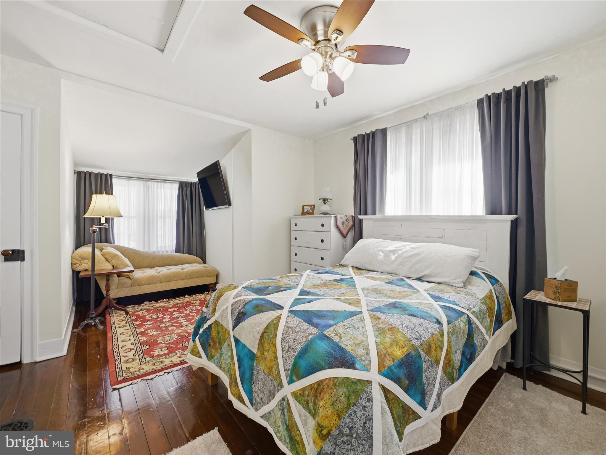 14 South High Street Funkstown, MD 21734 - Photo 19 of 33 a bedroom with 2 bed and wooden floor