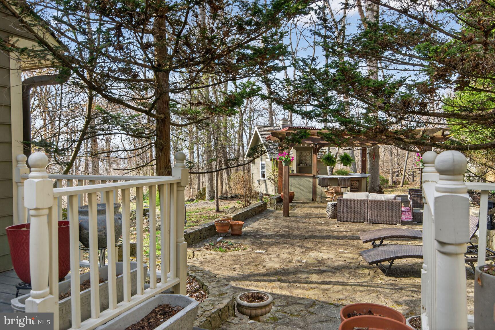 17641 Raven Rocks Road Bluemont, VA 20135 - Photo 66 of 109 View from the Deck to the Patio