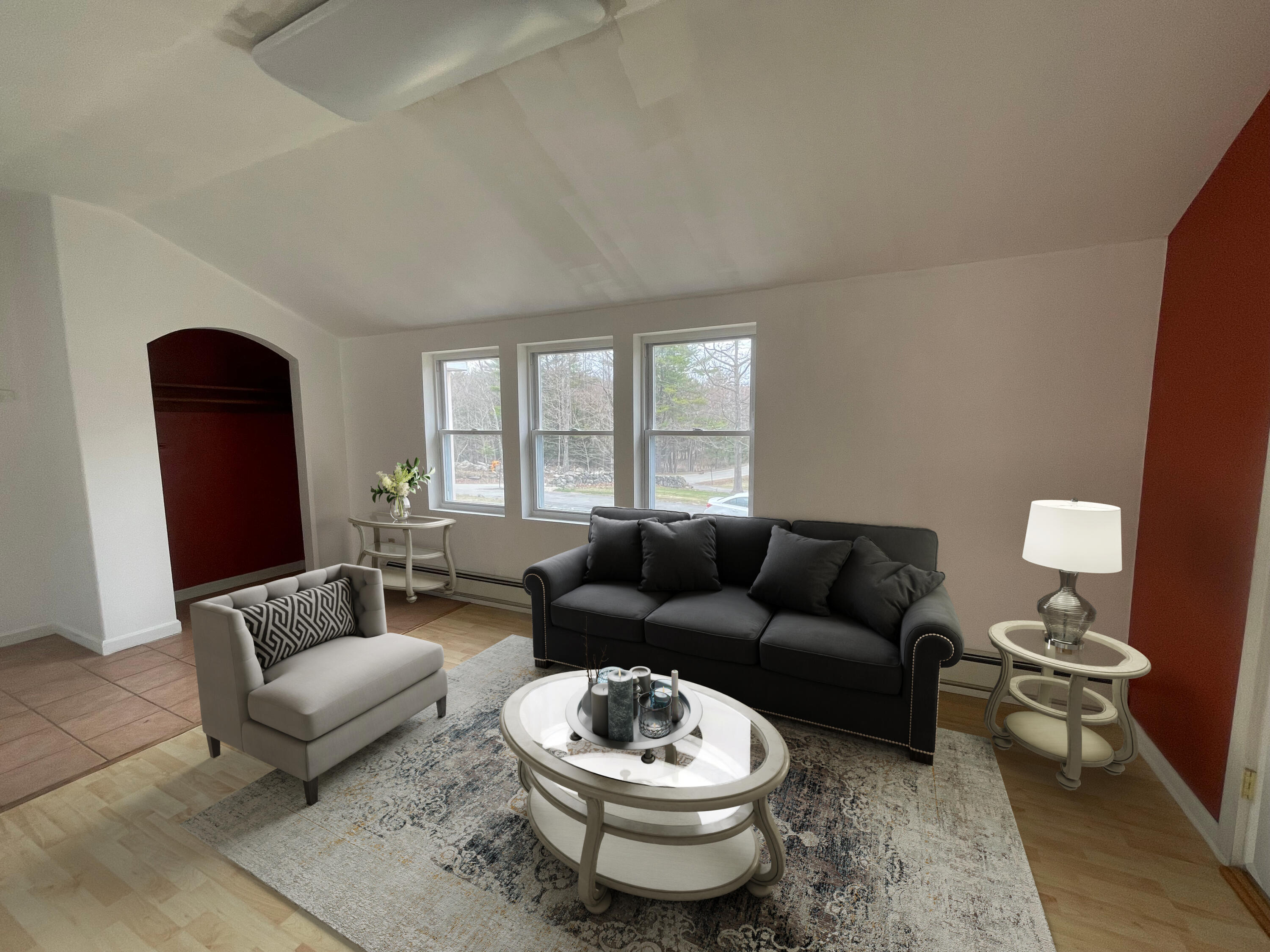 39 Saunders Road Greene, ME 04236 - Photo 7 of 26 living room virtually staged