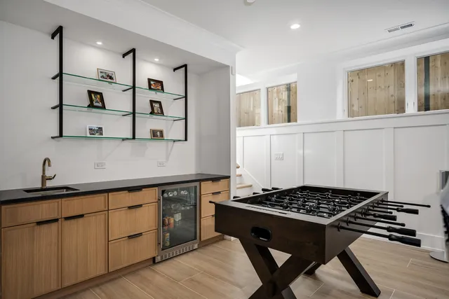 a kitchen with a stove and a sink