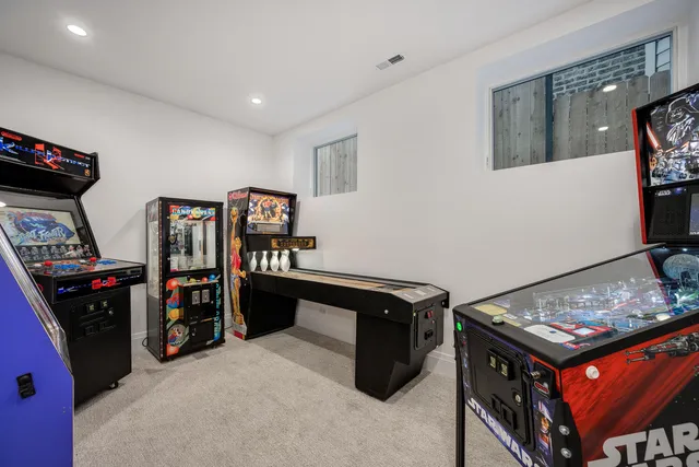 a room with storage and utility