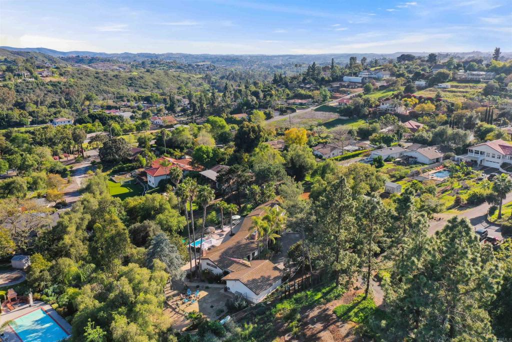 826 Ora Avo Drive Vista, CA 92084 - Photo 50 of 52 an aerial view of residential houses with outdoor space and trees
