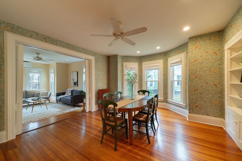 29 Pomeroy Terrace Northampton, MA 01060 - Photo 6 of 23 a view of a dining room with furniture window and wooden floor
