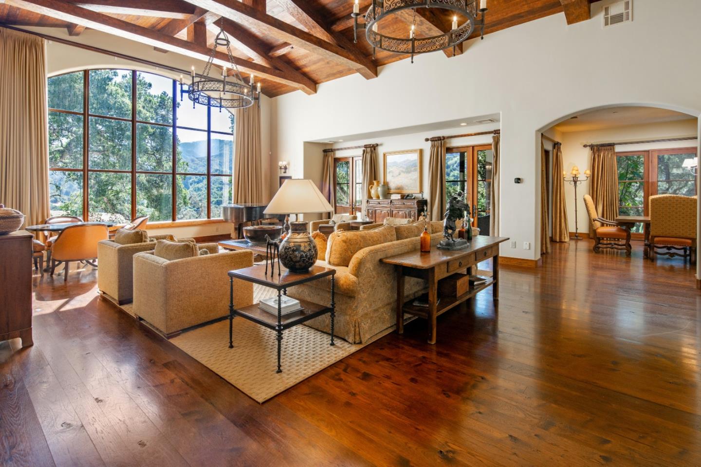 35 Rancho San Carlos Road Carmel, CA 93923 - Photo 12 of 47 a living room with furniture and a large window