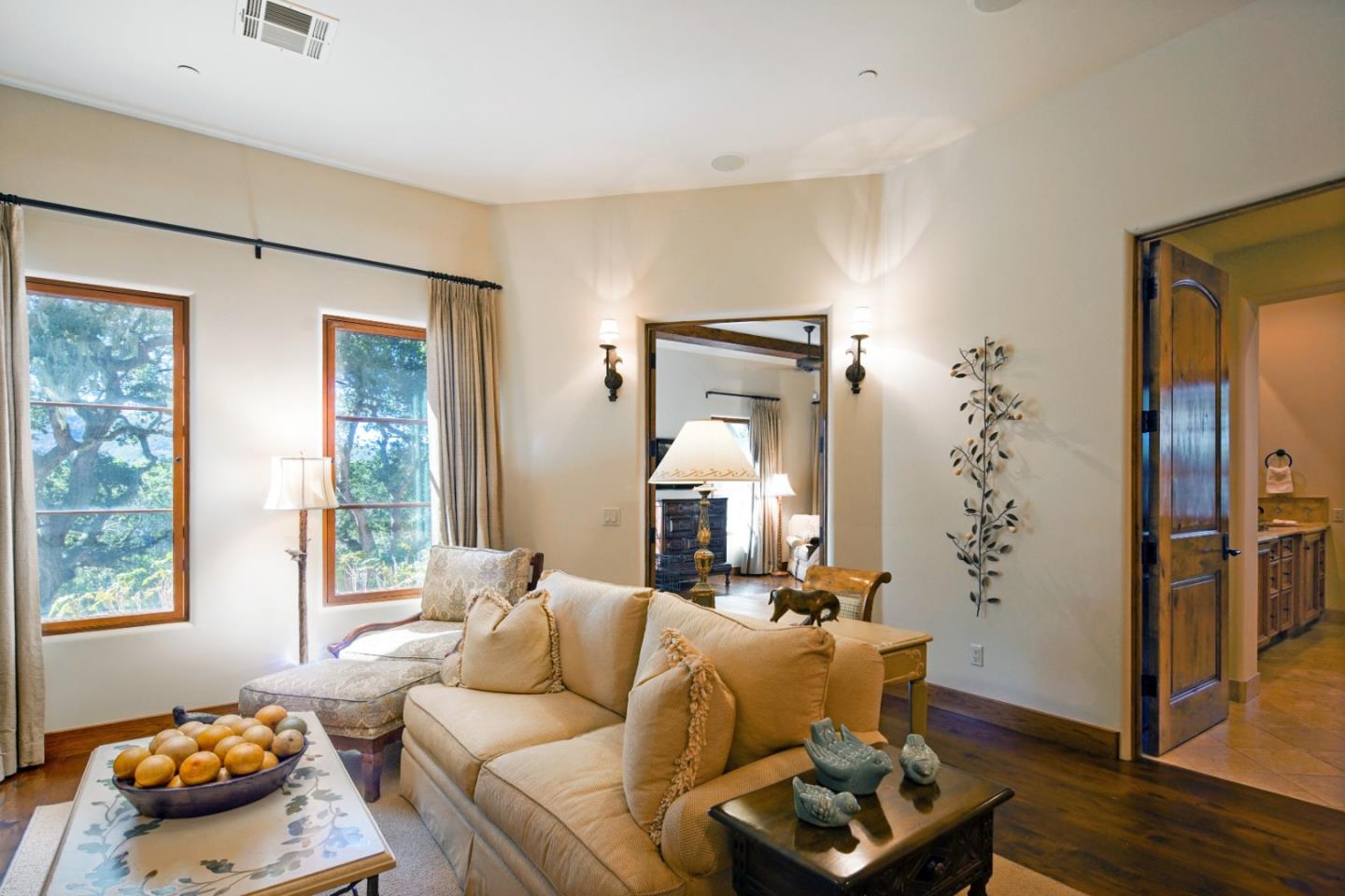 35 Rancho San Carlos Road Carmel, CA 93923 - Photo 22 of 47 a living room with furniture and a window