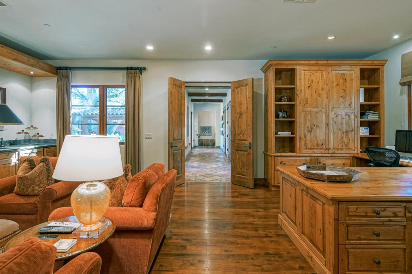 35 Rancho San Carlos Road Carmel, CA 93923 - Photo 27 of 47 a hallway with table and couch