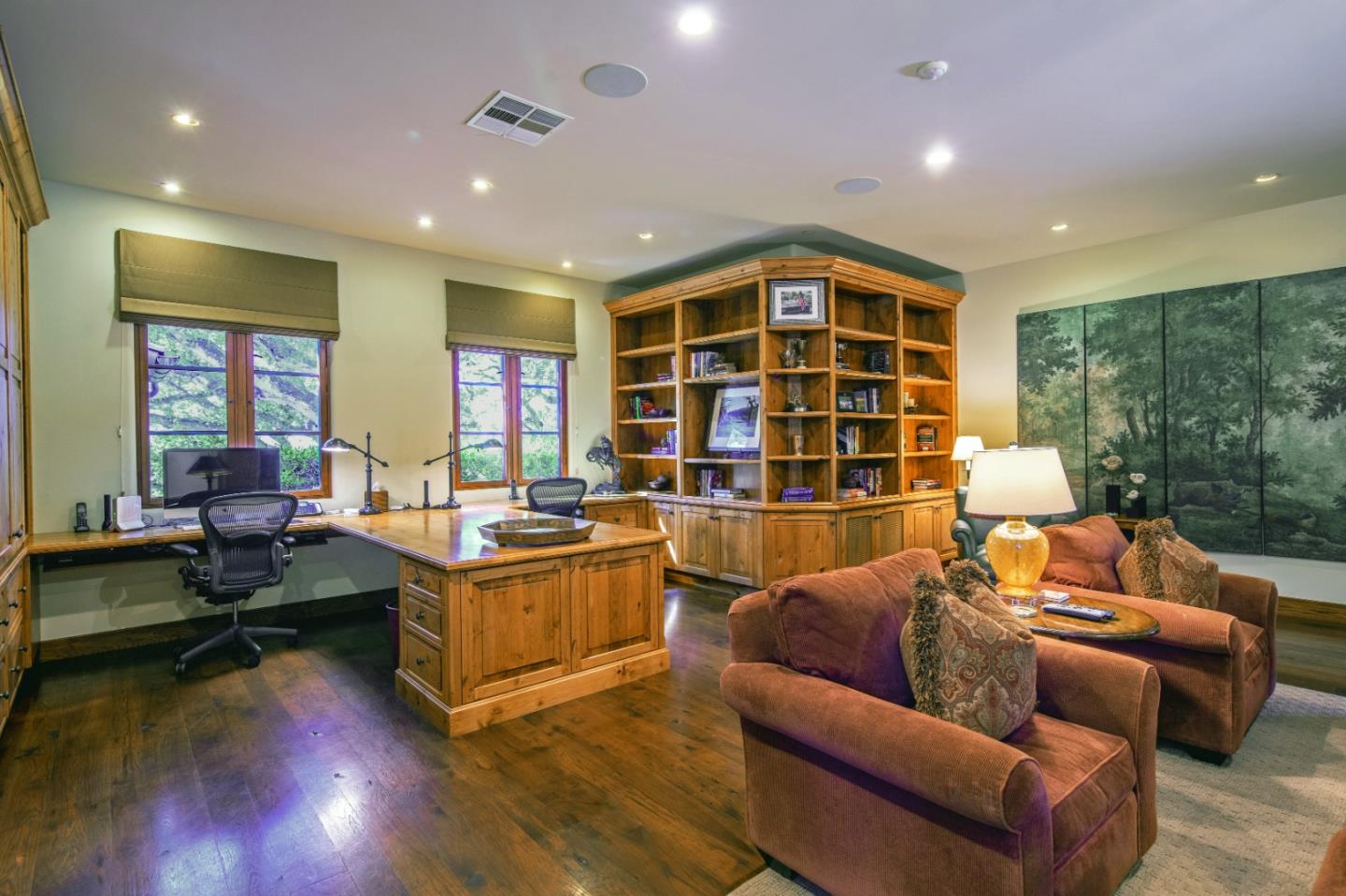 35 Rancho San Carlos Road Carmel, CA 93923 - Photo 29 of 47 a living room with fireplace furniture and a large window