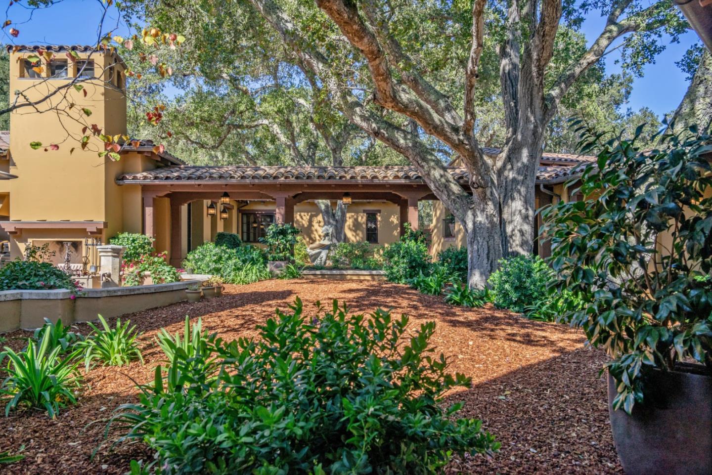 35 Rancho San Carlos Road Carmel, CA 93923 - Photo 7 of 47 a view of a backyard with plants and large trees