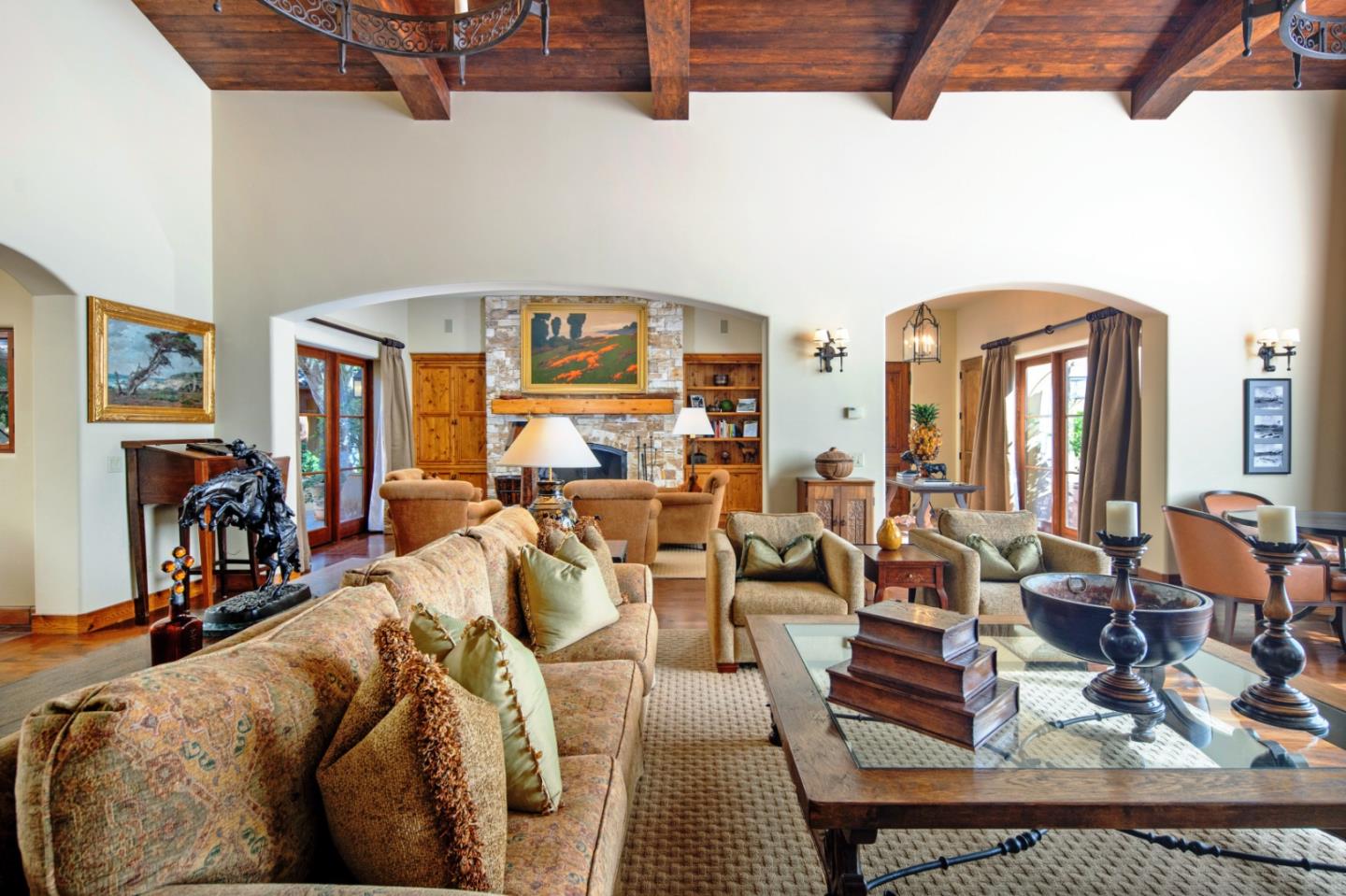 35 Rancho San Carlos Road Carmel, CA 93923 - Photo 10 of 47 a living room with furniture and a view of bedroom