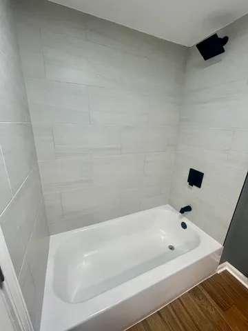 wooden floor in a room