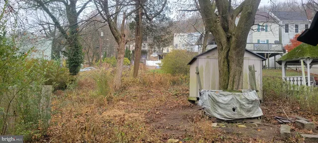 a view of a back yard