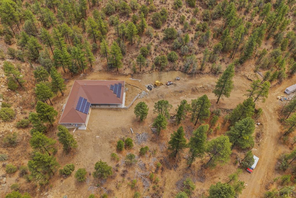 7880 Old Sopris Road Trinidad, CO 81082 - Photo 41 of 49 an aerial view of a house with a yard