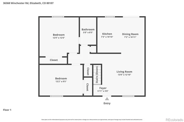 a picture of a floor plan