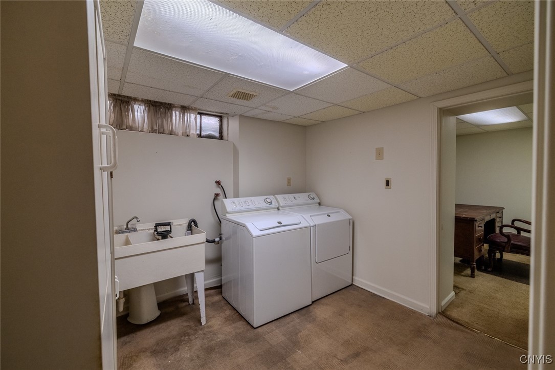 628 Rugby Road Syracuse, NY 13203 - Photo 36 of 47 Basement laundry