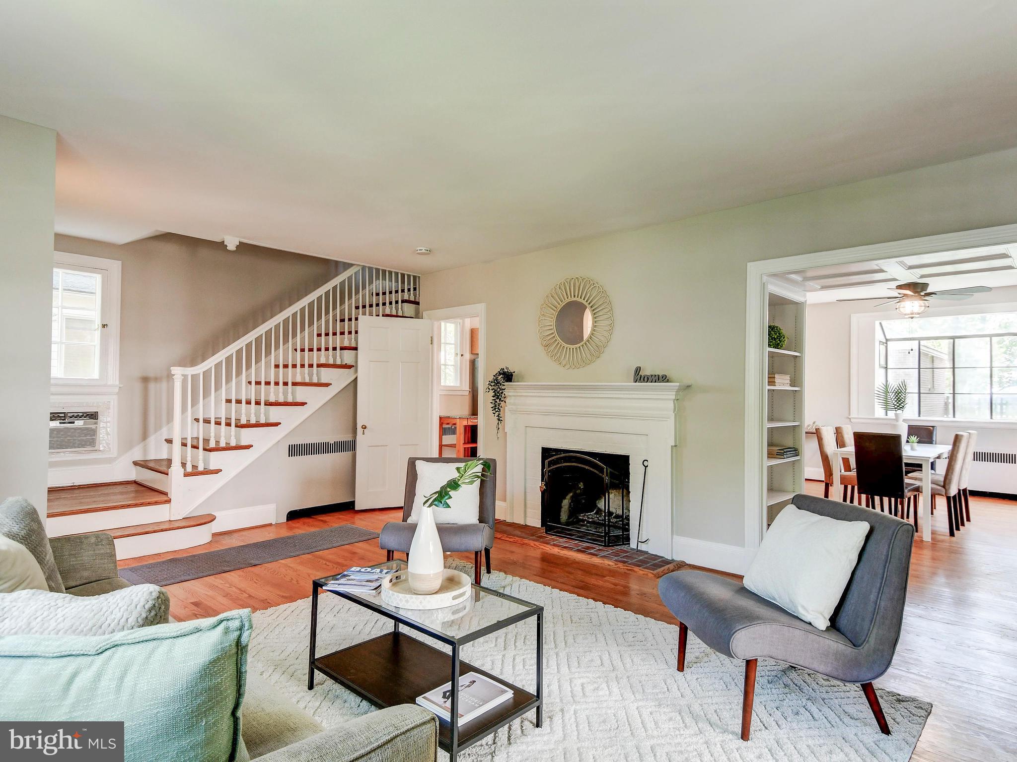 323 Taplow Road Baltimore, MD 21212 - Photo 2 of 41 Living Room with Natural Bright Light