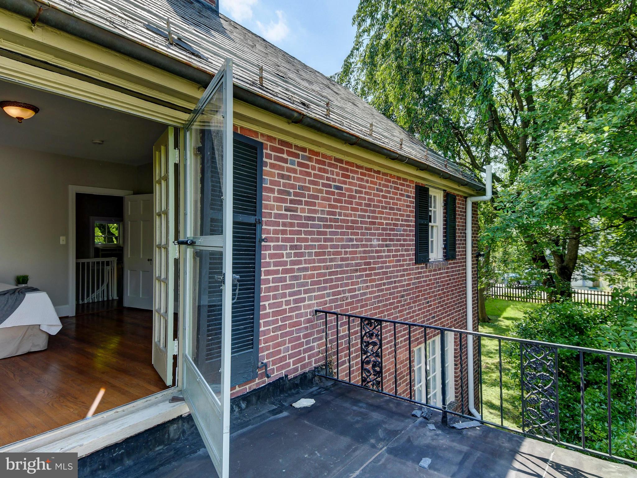 323 Taplow Road Baltimore, MD 21212 - Photo 26 of 41 Master Bedroom Balcony