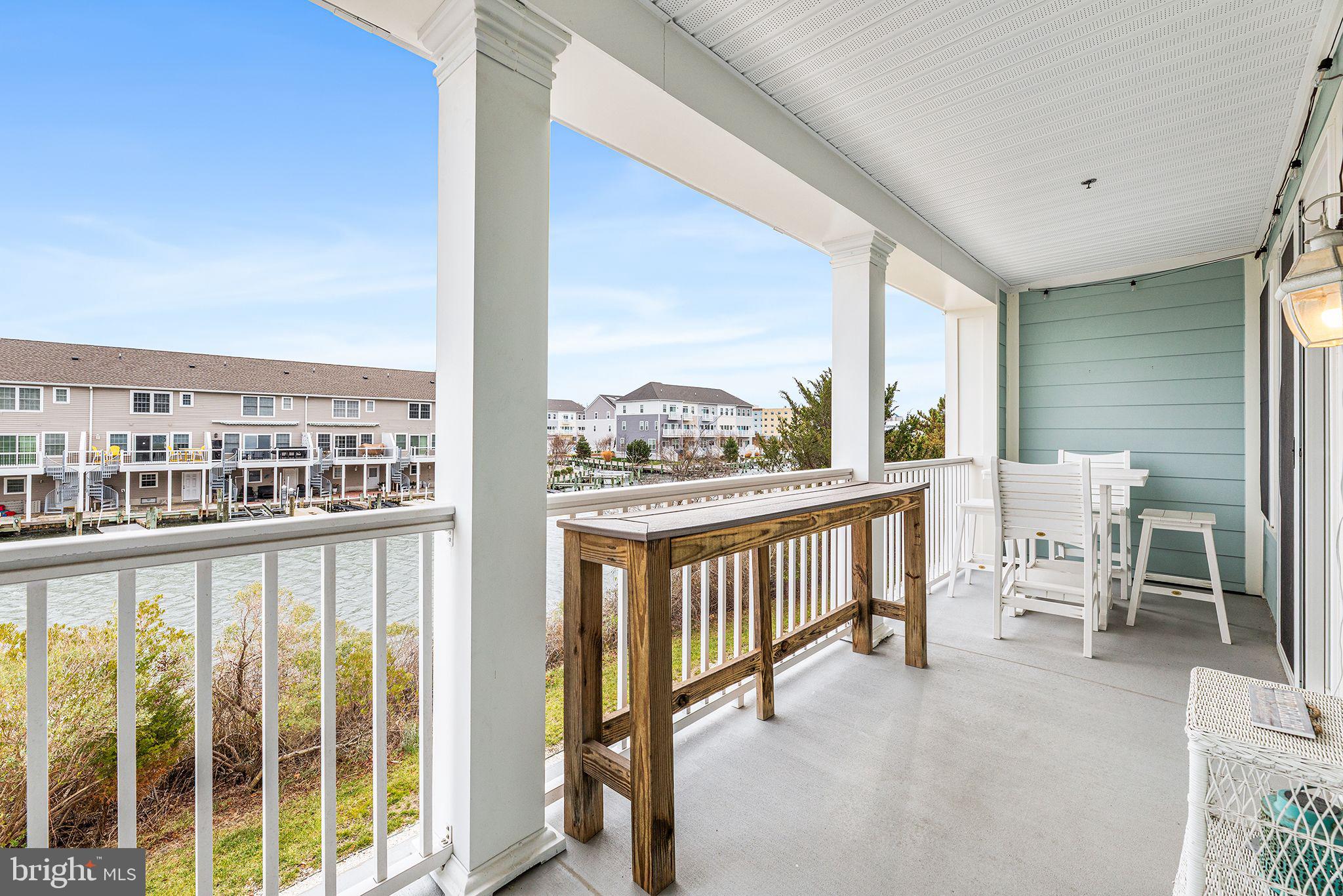 4 Hidden Cove Way, Unit 2B Ocean City, MD 21842 - Photo 15 of 32 Balcony overlooking the canal