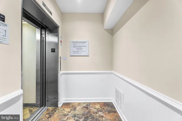 a view of an empty room