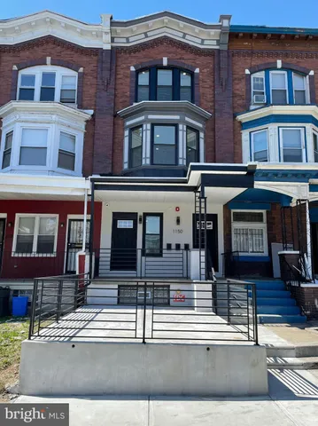 a front view of a building