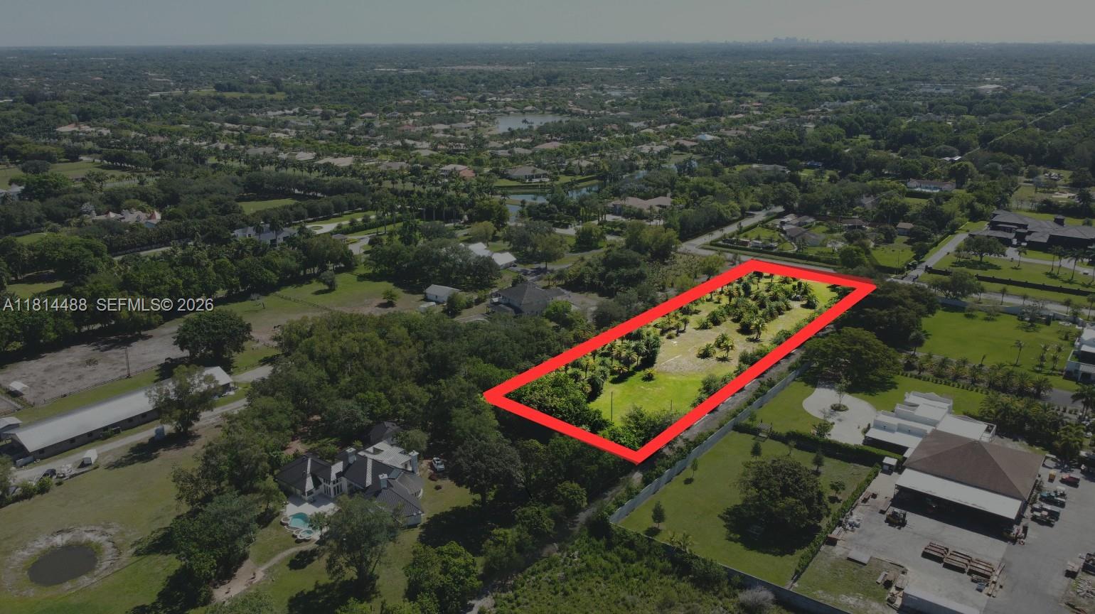 5533 Southwest 136th Avenue Southwest Ranches, FL 33330 - Photo 4 of 4 an aerial view of a yard