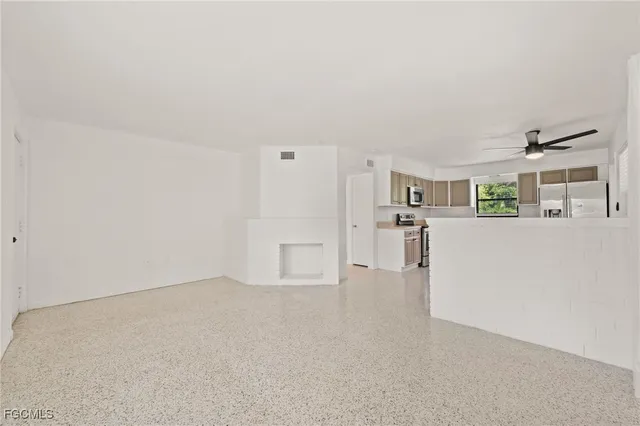 a view of a kitchen with an oven