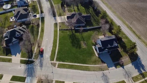 a view of under an umbrella
