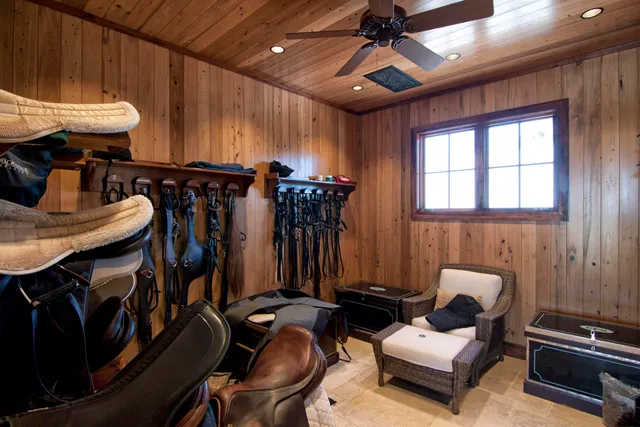 a view of a balcony with an outdoor space