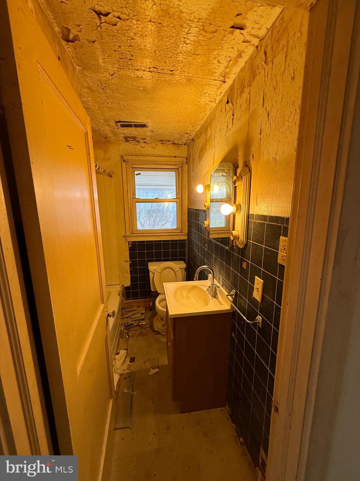 2136 Atco Avenue Atco, NJ 08004 - Photo 25 of 36 a bathroom with sink a mirror and shower