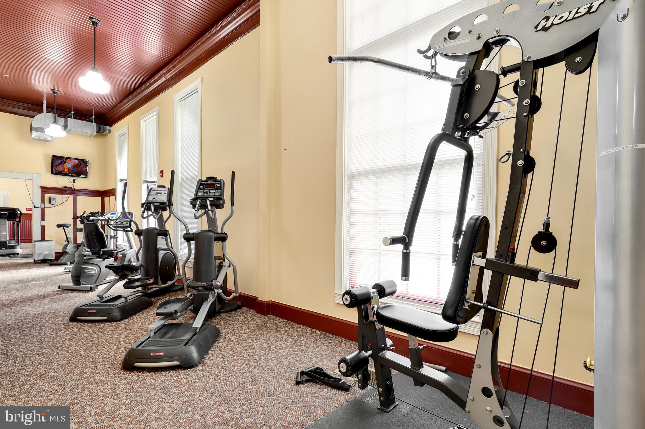 9610 Dewitt Drive, Unit SH205 Silver Spring, MD 20910 - Photo 36 of 59 a view of a room with gym equipment
