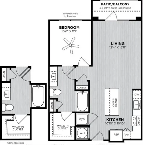 a room with furniture and window