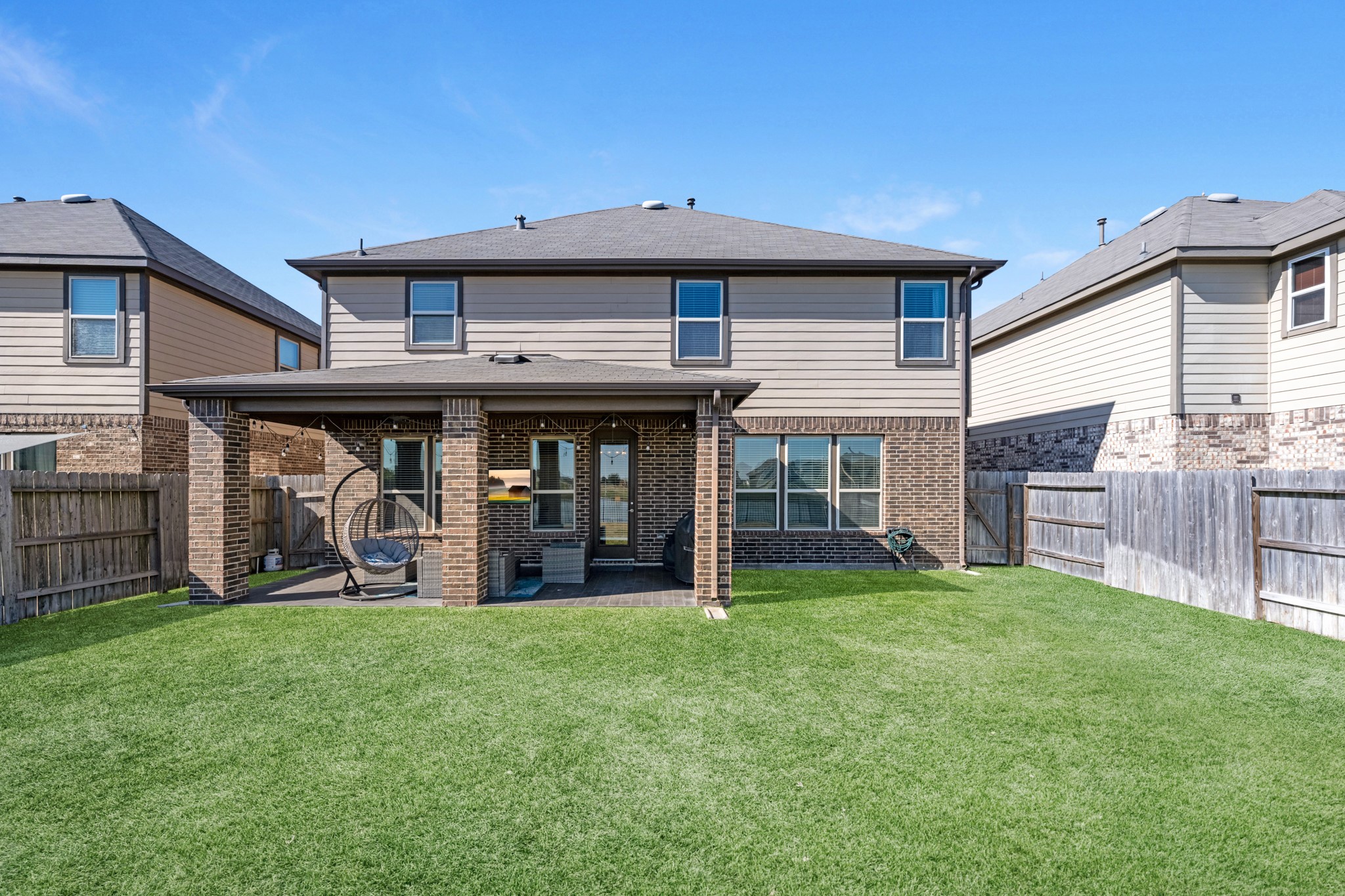 5126 Avondale Rise Street Katy, TX 77493 - Photo 24 of 28 This backyard is perfect for family gatherings, social events, or simply unwinding in the fresh air.