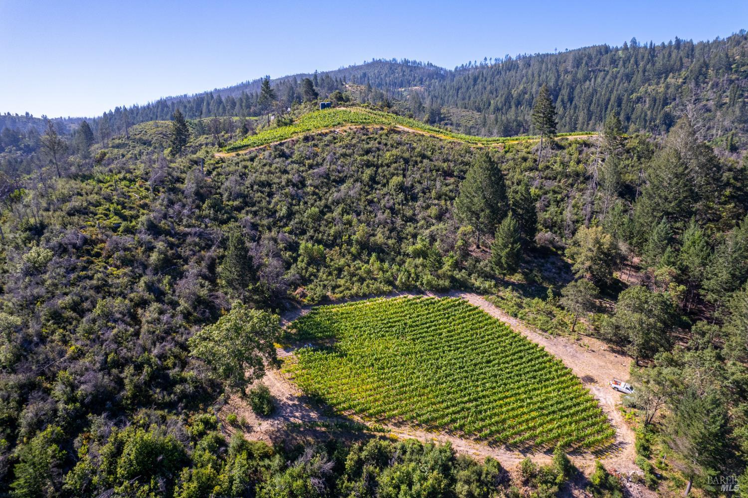 0 Diamond Mountain Road Calistoga, CA 94515 - Photo 1 of 19 Upper vineyard visible on top of hill and lower vineyard below