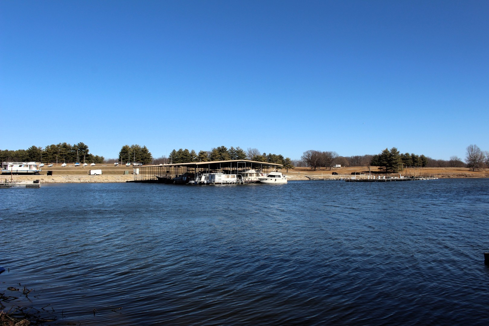 5751 White Pigeon Road Weldon, IL 61882 - Photo 26 of 29 a view of a lake with houses