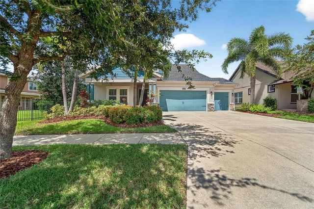 front view of house with a yard