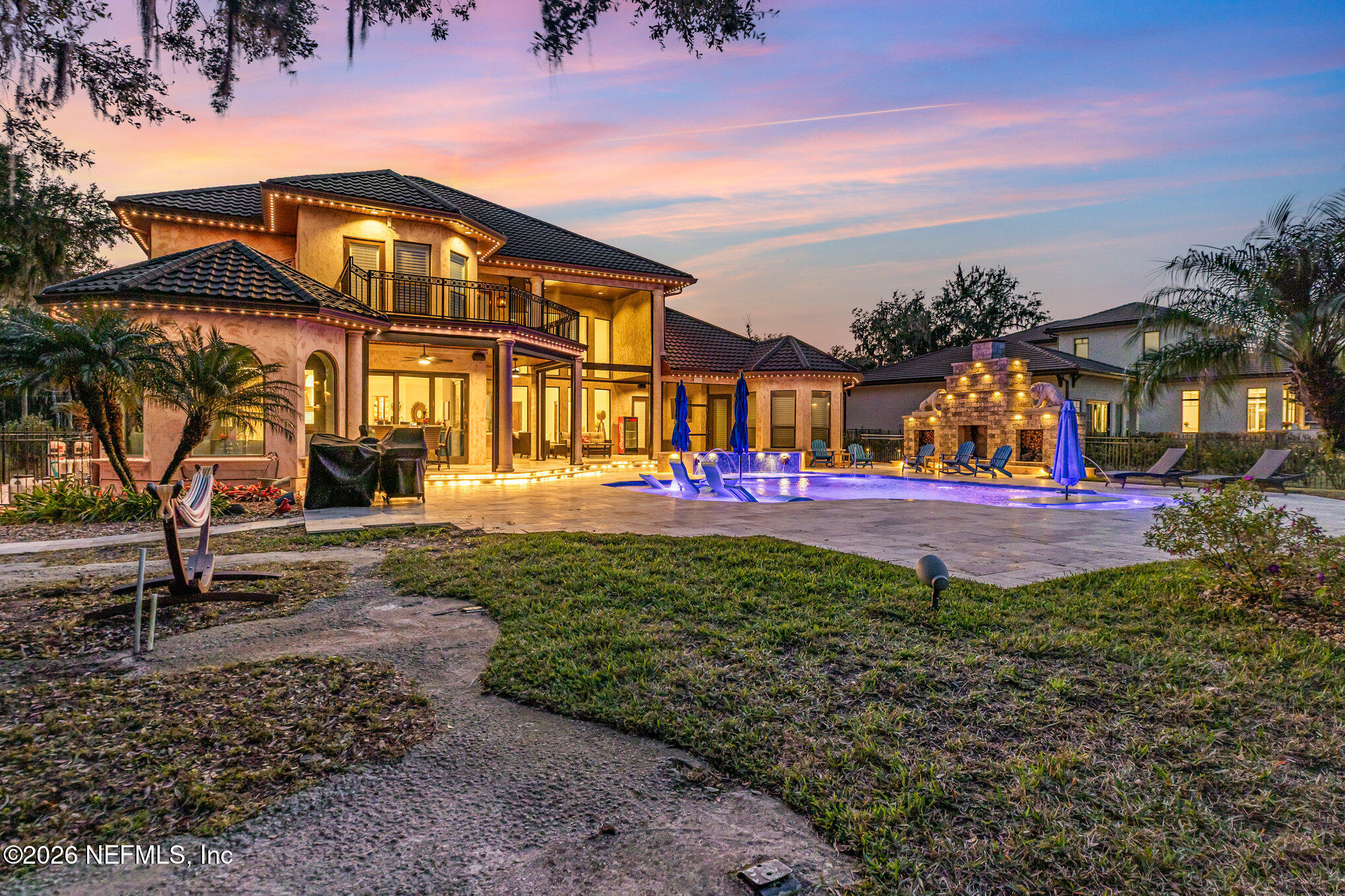 1402 Wilkies Point Road Green Cove Springs, FL 32043 - Photo 21 of 95 a front view of a house with a yard