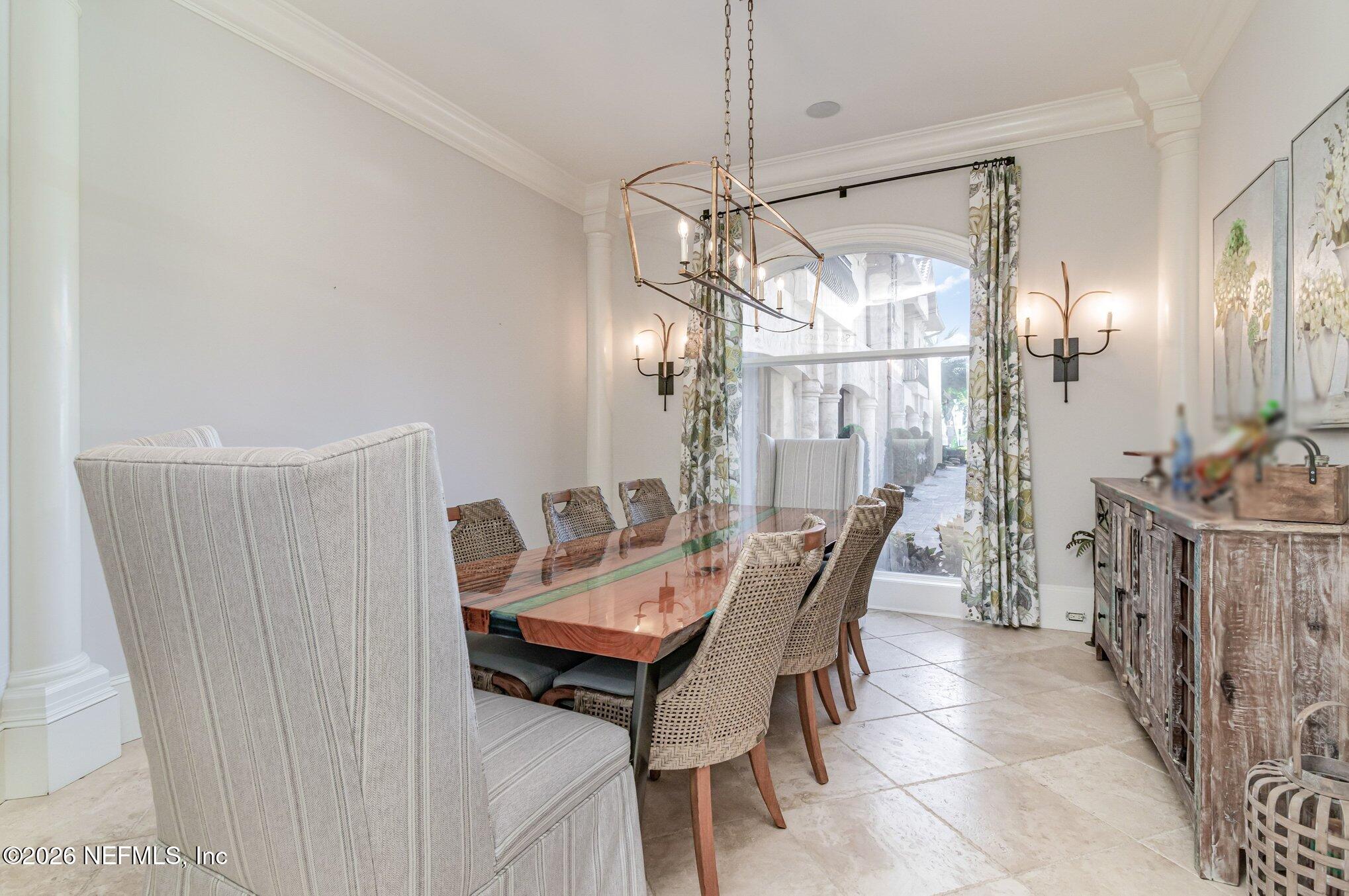 1402 Wilkies Point Road Green Cove Springs, FL 32043 - Photo 29 of 95 a view of a dining room with furniture