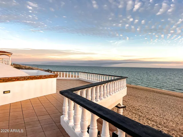 a view of beach and ocean