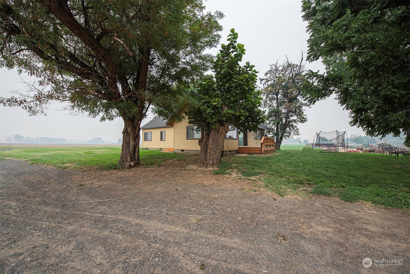 1666 Cummins Road Touchet, WA 99360 - Photo 3 of 35 a view of a yard with tree s