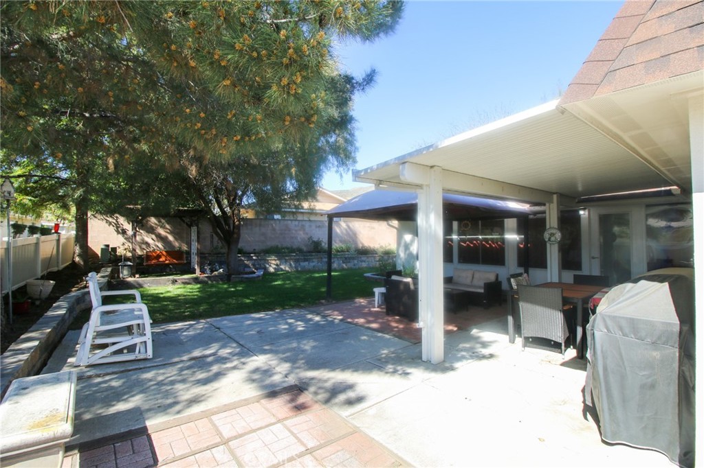 25669 Warwick Road Menifee, CA 92586 - Photo 19 of 36 a view of outdoor space yard and patio