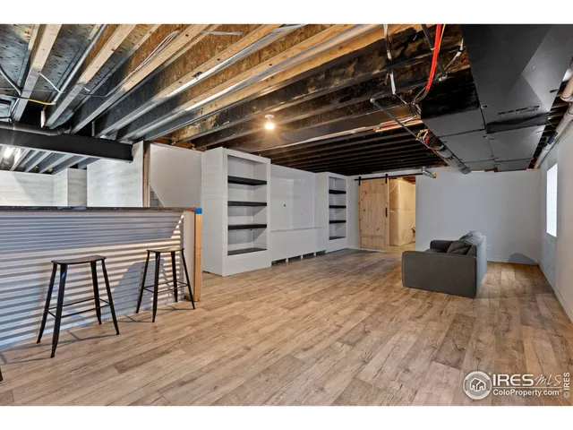 a view of a lake with a outdoor space