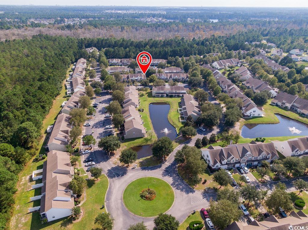 821 Sheridan Road, Unit 821 Myrtle Beach, SC 29579 - Photo 39 of 40 Birds eye view of property featuring a water view