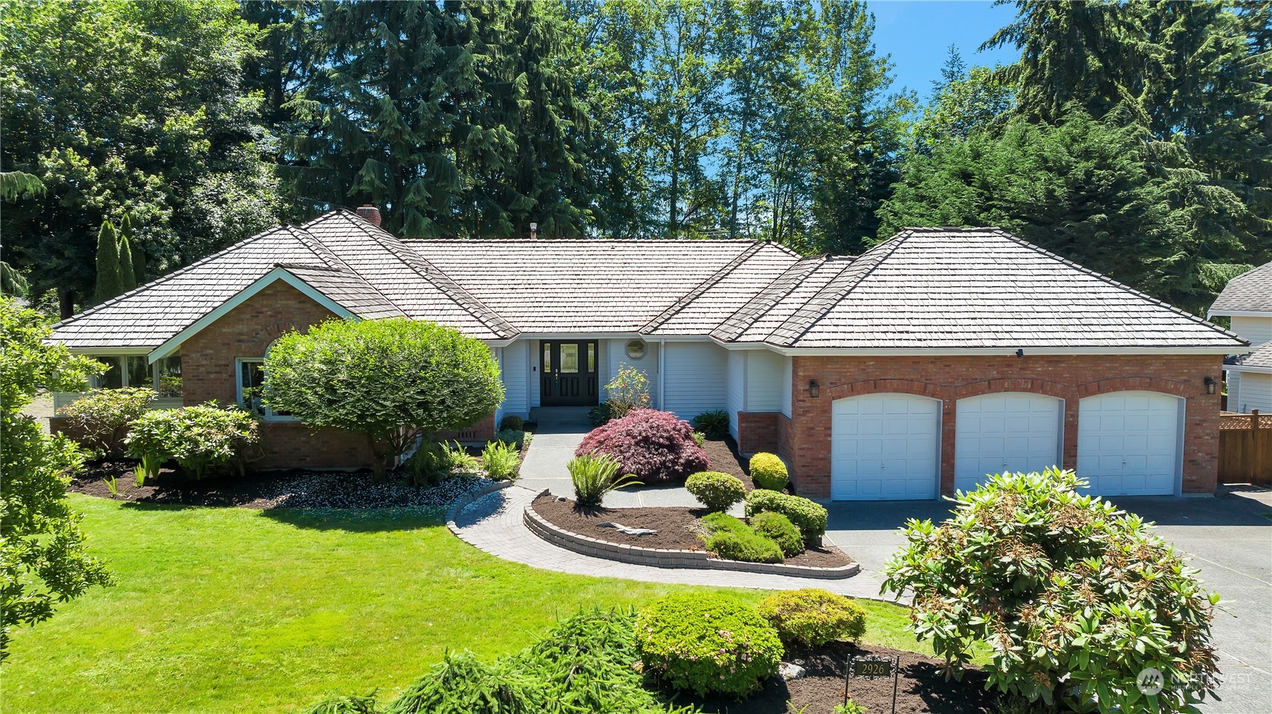 2926 184th Place Southeast Bothell, WA 98012 - Photo 24 of 24 a front view of house with yard and green space