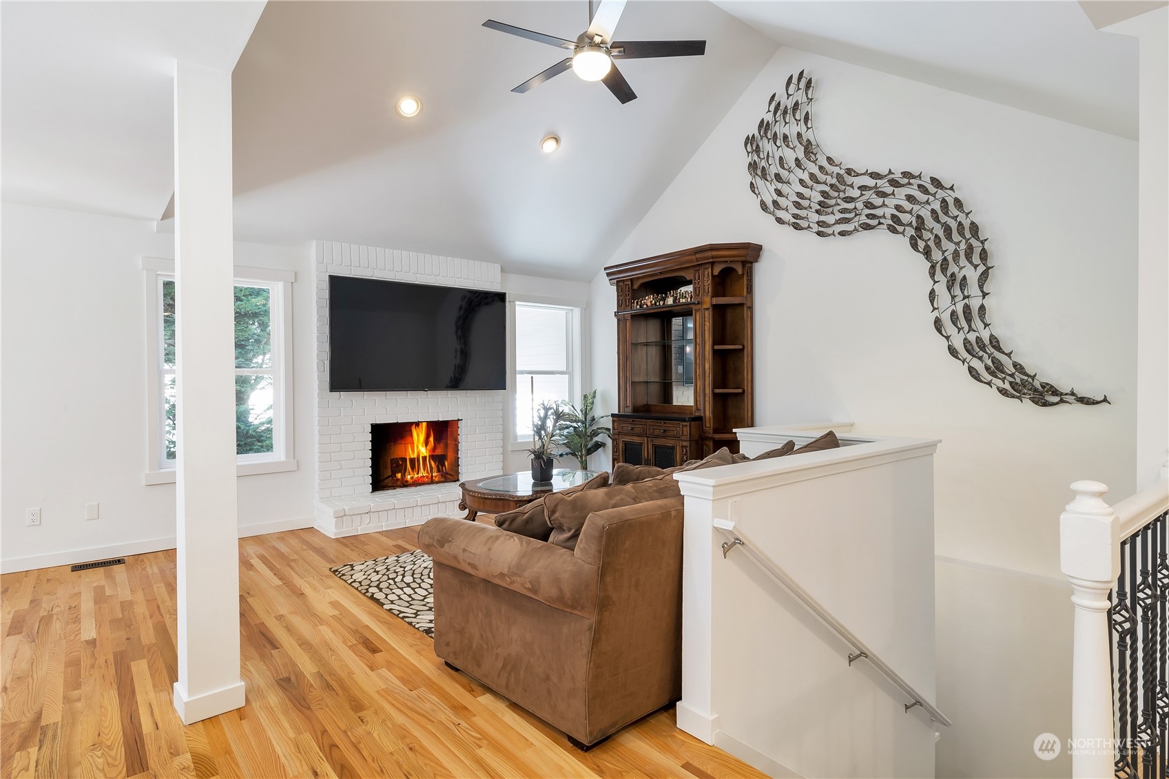 2926 184th Place Southeast Bothell, WA 98012 - Photo 6 of 24 a living room with furniture and a flat screen tv