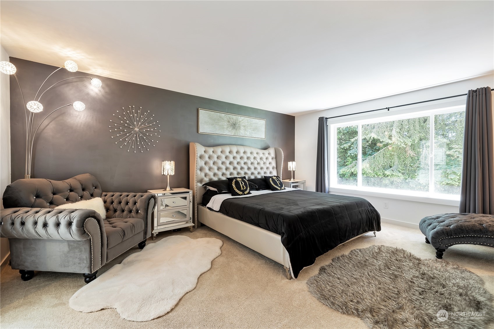 2926 184th Place Southeast Bothell, WA 98012 - Photo 9 of 24 a bedroom with two beds and large window