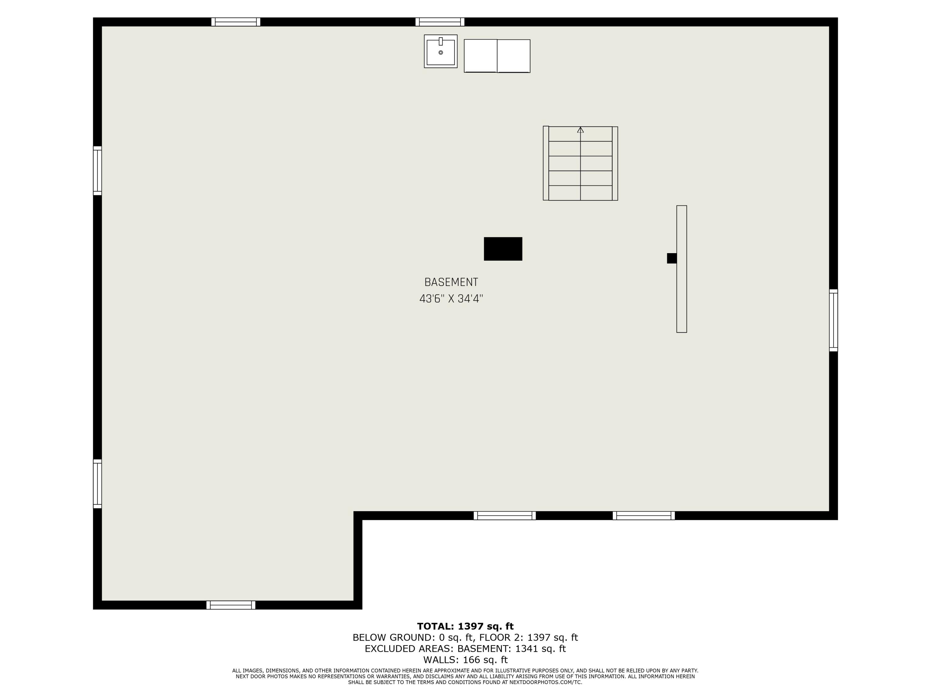 807 Maple Street Manistee, MI 49660 - Photo 23 of 23 Basement level floor plan