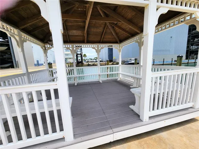 a view of balcony with deck