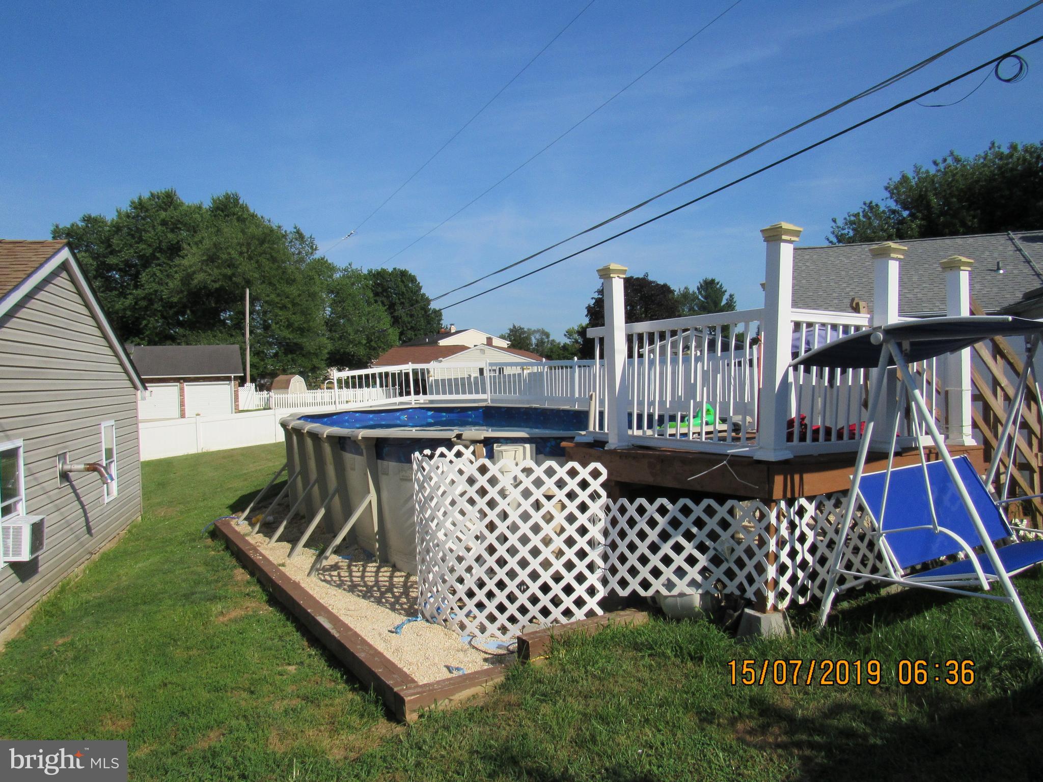 1917 Juniper Road Edgewood, MD 21040 - Photo 33 of 40 The above groundf pool stillleaves large grassy ar